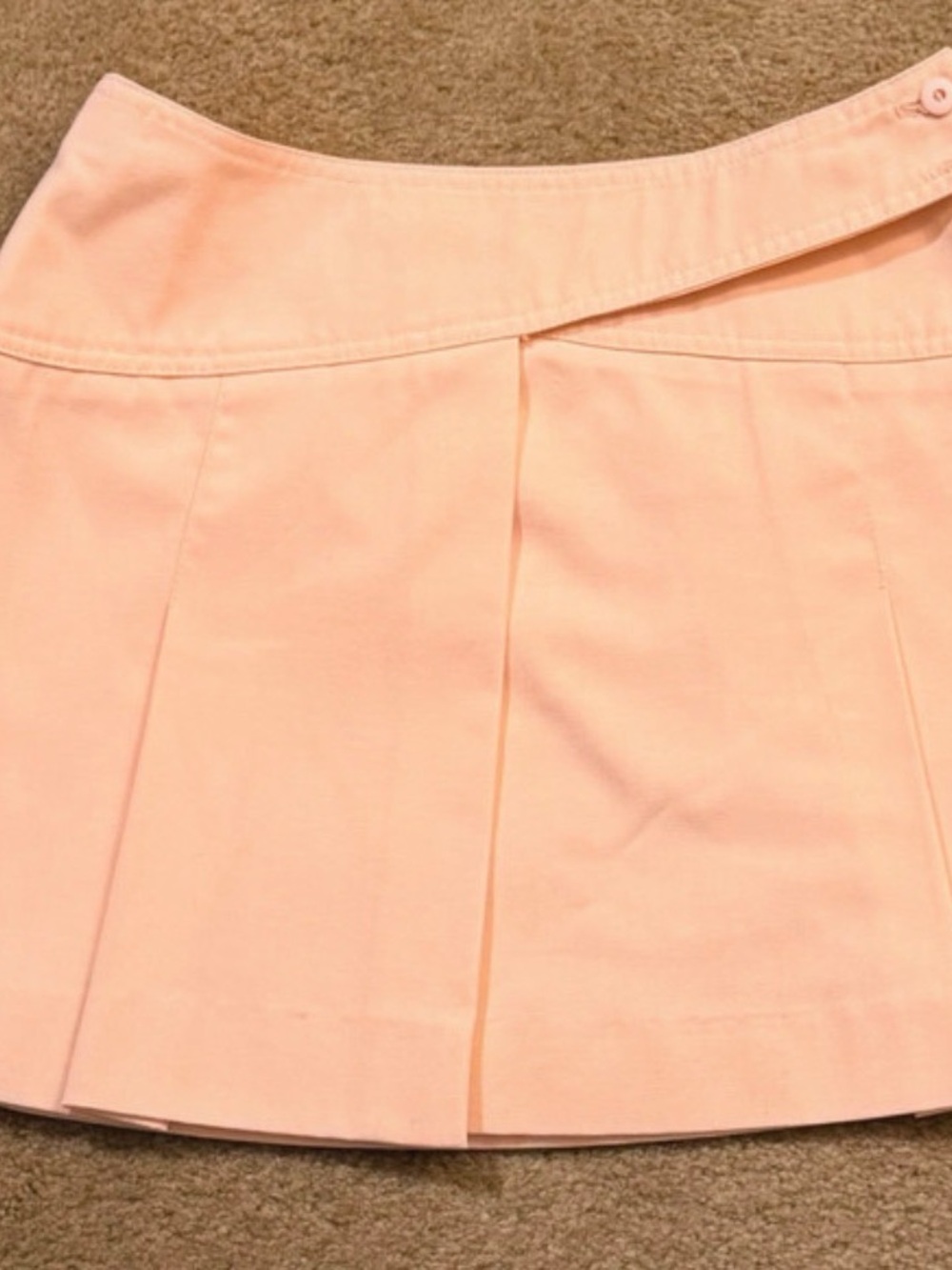 Vintage TAIL Sport tennis Skirt pleated wrap peach pink made in USA size 7/8